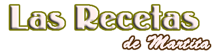 Las Recetas de Martita